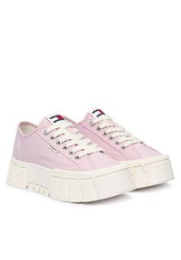 Tommy Jeans Sneakersy Tj Platform Sneaker EN0EN03098 Różowy jasny. Kolor: różowy. Materiał: materiał. Obcas: na platformie #2