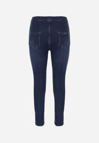 Renee - Granatowe Jeansy Skinny High Waist Vivizo. Stan: podwyższony. Kolor: niebieski #5