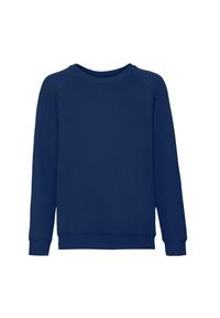 FRUIT OF THE LOOM - Bluza Dziecięca Classic Raglan. Kolor: niebieski. Długość rękawa: raglanowy rękaw