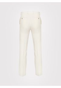 Pako Lorente - PAKO LORENTE - Beżowe spodnie ganiturowe z lnem. Kolor: beżowy. Materiał: len. Wzór: gładki. Sezon: wiosna, lato #2