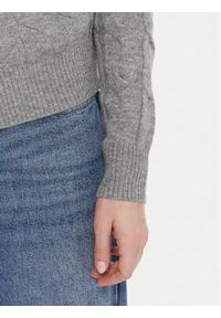 TOMMY HILFIGER - Tommy Hilfiger Kardigan WW0WW47463 Szary Regular Fit. Kolor: szary. Materiał: wełna #4