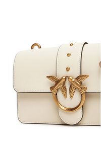 Pinko - PINKO Torebka Love One Mini ST.CL Al 25-26 PLTT 105856 A0F1 Biały. Kolor: biały. Materiał: skórzane #3