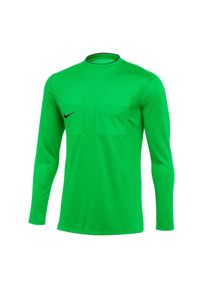 Nike - Męska Koszulka Sędziowska DriFIT. Kolor: zielony. Sport: turystyka piesza