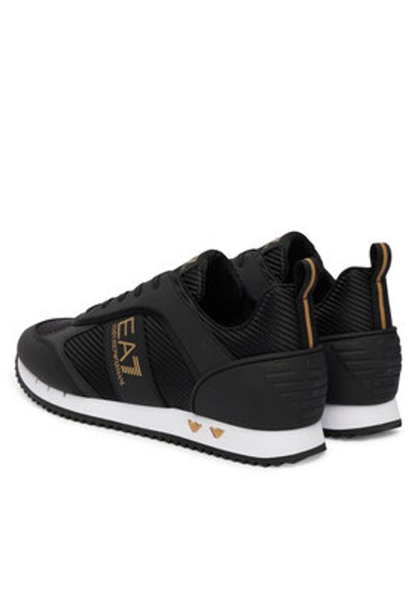 EA7 Emporio Armani Sneakersy 7X000337 AF18613 MZ185 Czarny. Kolor: czarny. Materiał: skóra
