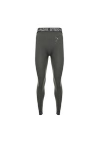 GYM SHARK - Legginsy treningowe damskie Gymshark Fit. Kolor: szary