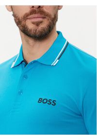 BOSS - Boss Polo Paddy Pro 50469102 Niebieski Regular Fit. Typ kołnierza: polo. Kolor: niebieski. Materiał: syntetyk, bawełna