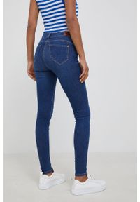 Pepe Jeans jeansy Zoe damskie medium waist. Kolor: niebieski #3