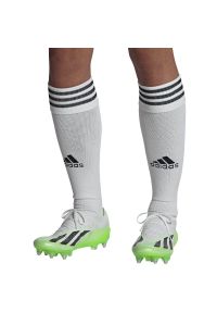 Adidas - Buty piłkarskie adidas X Crazyfast.1 Sg M IE6626 białe. Zapięcie: sznurówki. Kolor: biały. Szerokość cholewki: normalna. Sport: piłka nożna