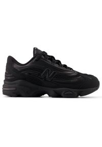 Buty dziecięce New Balance GC1000BK – czarne. Kolor: czarny. Materiał: materiał, syntetyk. Szerokość cholewki: normalna