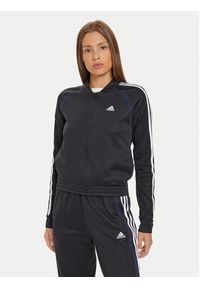 Adidas - adidas Dres Teamsport IX1106 Czarny Slim Fit. Kolor: czarny. Materiał: bawełna, syntetyk