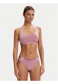Calvin Klein Underwear Biustonosz top LV00QF8869 Różowy. Kolor: różowy. Materiał: bawełna #4