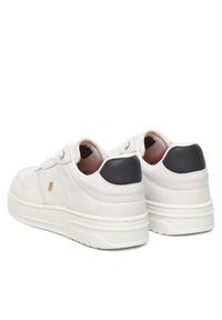 TOMMY HILFIGER - Tommy Hilfiger Sneakersy Th Sporty Cupsole Corp FW0FW09025 Biały. Kolor: biały. Materiał: skóra #4