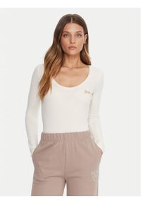 Guess Body V5BP09 KCBF1 Écru Slim Fit. Materiał: bawełna