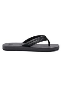 Japonki plażowe męskie Quiksilver Carver Squish. Okazja: na plażę. Kolor: czarny. Sport: pływanie, fitness