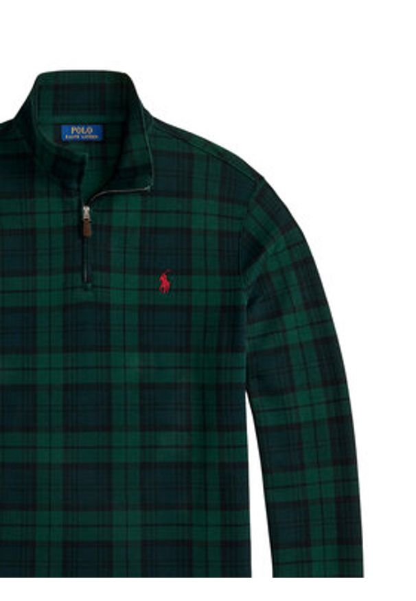 Polo Ralph Lauren Sweter 710981459001 Zielony Regular Fit. Typ kołnierza: polo. Kolor: zielony. Materiał: bawełna