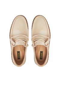 Clarks Półbuty Torhill Low 26180906 Écru. Materiał: skóra #4