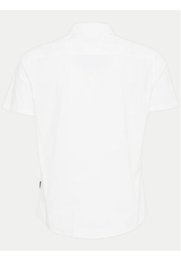 Blend Koszula 20716365 Biały Slim Fit. Kolor: biały. Materiał: bawełna