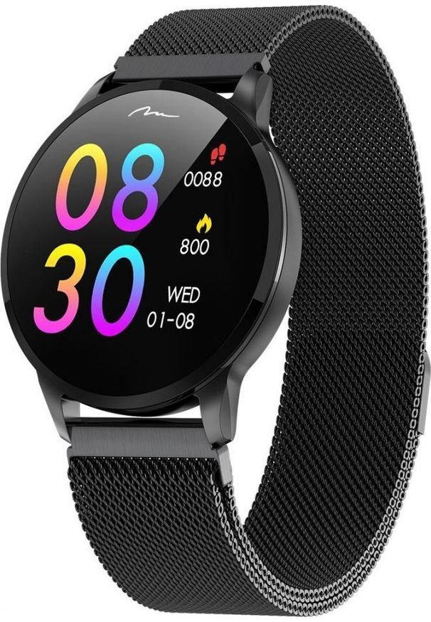 Czarny zegarek Media-Tech smartwatch