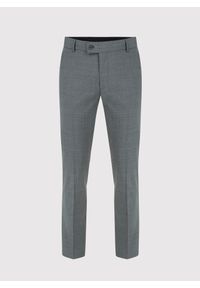 Pako Lorente - PAKO LORENTE – Ciemnaszare spodnie garniturowe w drobną kratę. Materiał: lycra, poliester, wełna. Styl: elegancki #6
