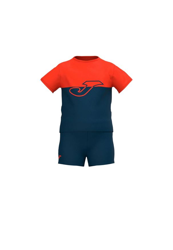 Joma - Zestaw dziecięcy JOMA Storm, Deep Blue, rozmiar 12 Años (2XS). Okazja: na uczelnię. Kolor: niebieski, szary, wielokolorowy. Materiał: dresówka. Sezon: lato