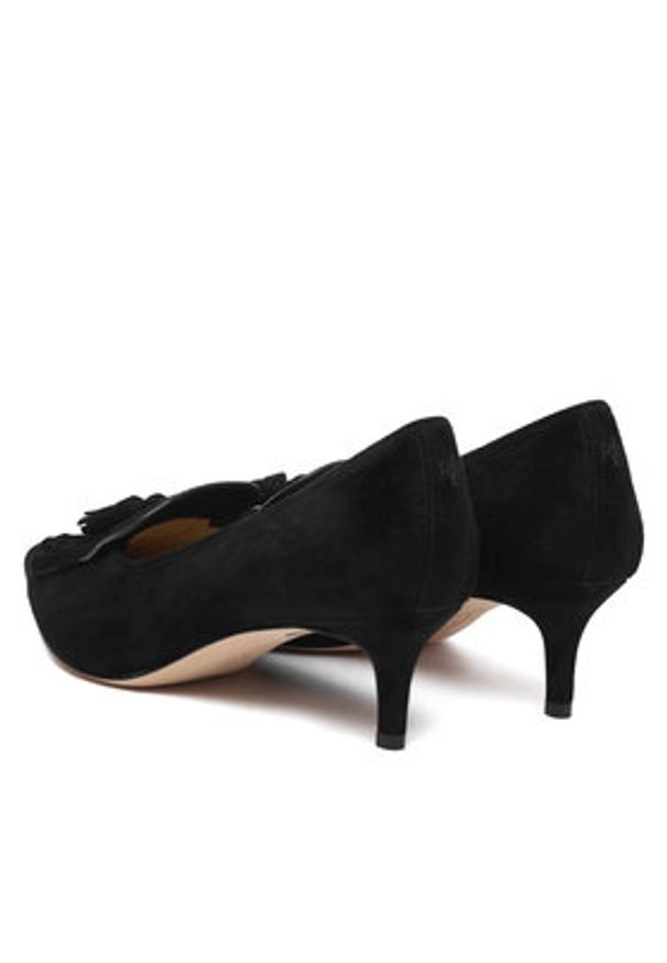 Lauren Ralph Lauren - LAUREN RALPH LAUREN Czółenka 802P04172001 Czarny. Kolor: czarny. Materiał: zamsz, skóra