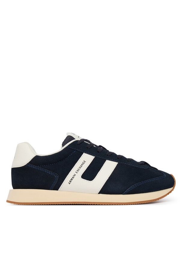 Sneakersy Armani Exchange. Kolor: niebieski