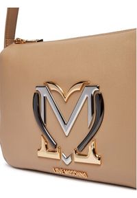 Love Moschino - LOVE MOSCHINO Torebka JC4328PP0LKN0106 Beżowy. Kolor: beżowy. Materiał: skórzane #4