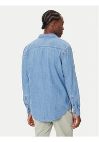Tommy Jeans Koszula jeansowa DM0DM21727 Niebieski Regular Fit. Kolor: niebieski. Materiał: bawełna #4