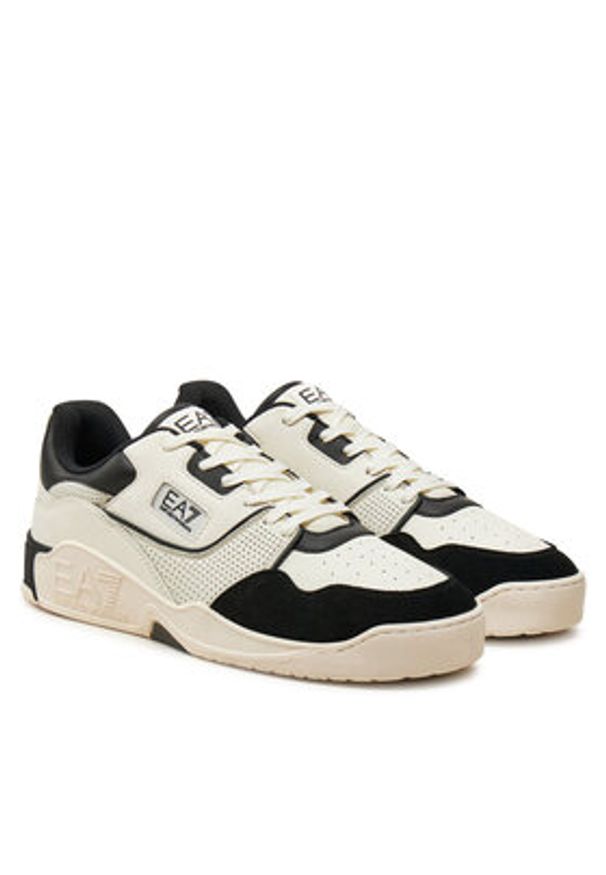 EA7 Emporio Armani Sneakersy X8X187 XK402 N480 Biały. Kolor: biały. Materiał: skóra