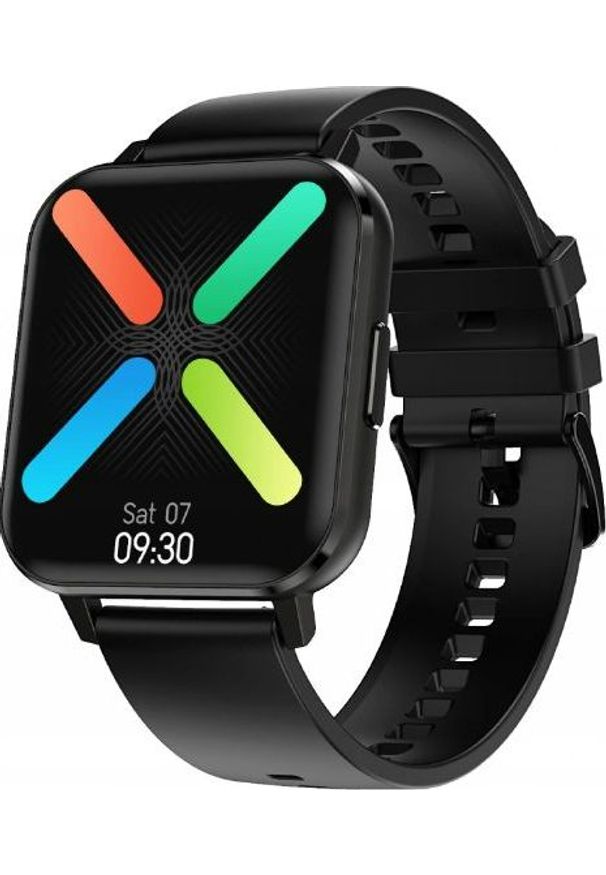 ZAXER - Smartwatch Zaxer DTX Czarny. Rodzaj zegarka: smartwatch. Kolor: czarny