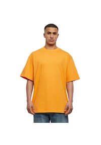 Urban Classics - Koszulka Męska Gładka Taliowana. Kolor: żółty, pomarańczowy, wielokolorowy. Wzór: gładki
