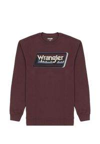 Wrangler - MESKA BLUZA GRAPHIC CREW BROWN 112341238 W6E9016299 #5