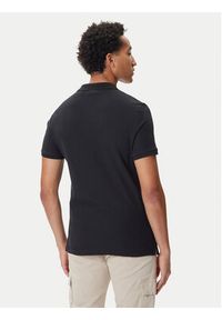 Mustang Polo Pierre 1016880 Czarny Slim Fit. Typ kołnierza: polo. Kolor: czarny. Materiał: bawełna #4
