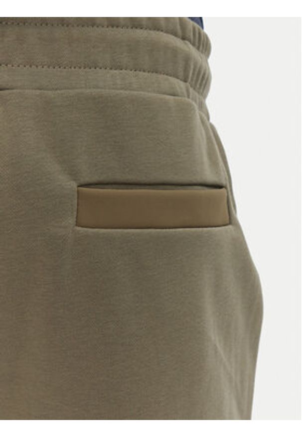 Aeronautica Militare Szorty sportowe 251BF020F584 Khaki Regular Fit. Kolor: brązowy. Materiał: bawełna. Styl: sportowy