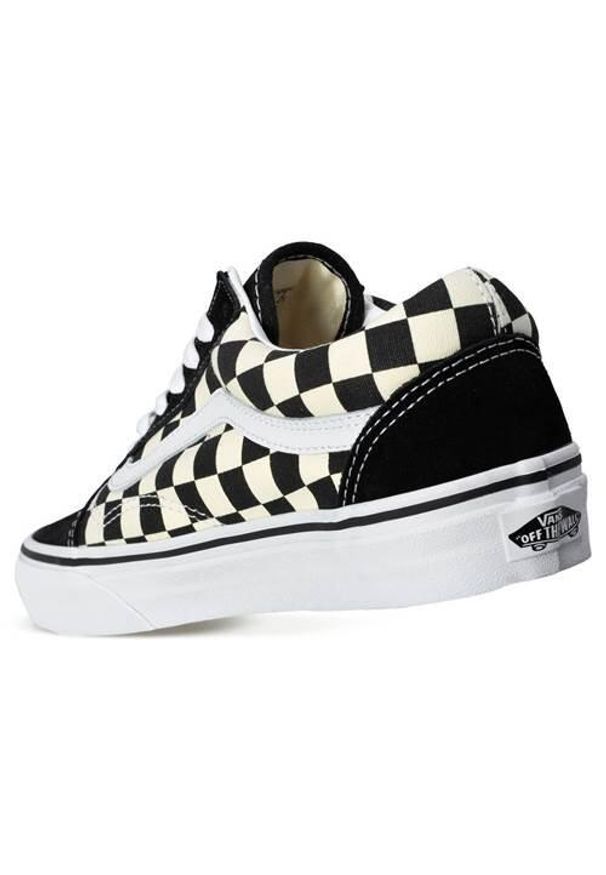 Buty do chodzenia unisex Vans Old Skool Primary. Zapięcie: sznurówki. Kolor: biały. Materiał: skóra, syntetyk, tkanina, materiał. Szerokość cholewki: normalna. Model: Vans Old Skool. Sport: turystyka piesza