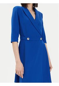 Rinascimento Sukienka koktajlowa CFC0118280003 Niebieski Regular Fit. Kolor: niebieski. Materiał: syntetyk. Styl: wizytowy #4