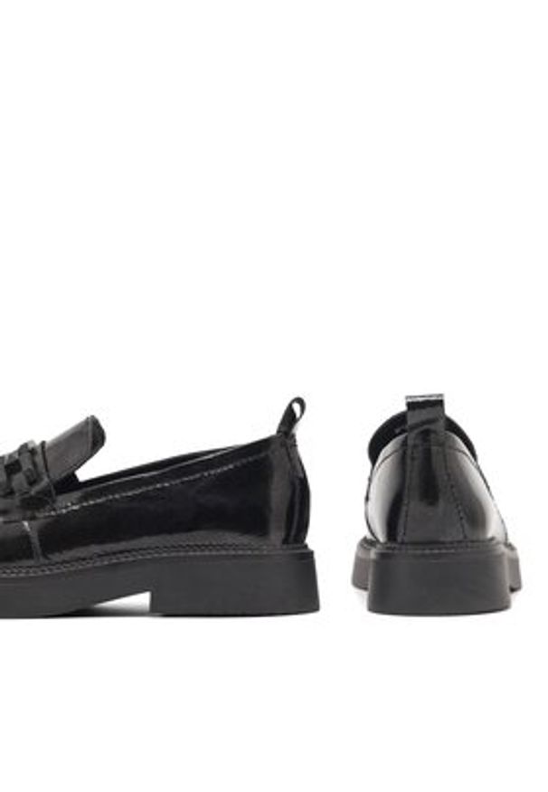 Sergio Bardi Loafersy WI23-C1054-01SB Czarny. Kolor: czarny. Materiał: lakier, skóra
