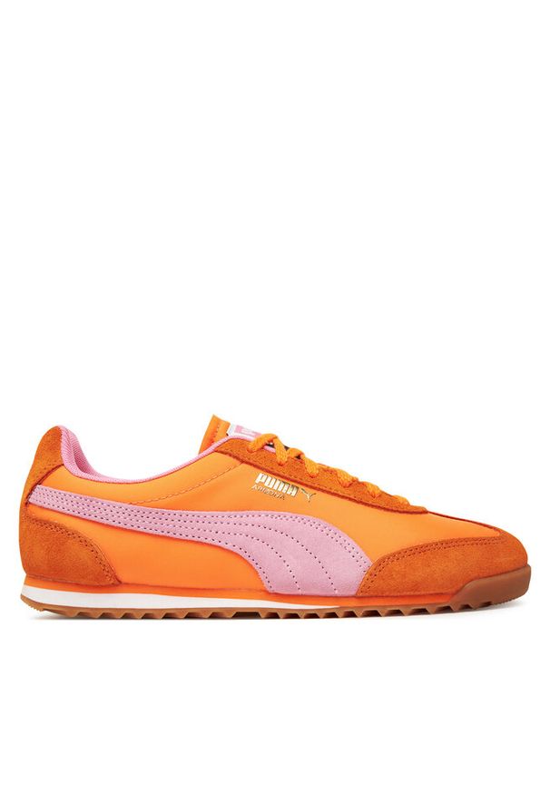 Sneakersy Puma. Kolor: pomarańczowy. Materiał: nylon