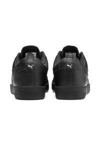 Buty do chodzenia damskie Puma SMASH V2 LEATHER. Kolor: czarny. Materiał: skóra, materiał. Sport: turystyka piesza