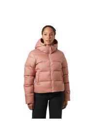 Damska kurtka z kapturem Helly Hansen Essence Down. Typ kołnierza: kaptur. Kolor: różowy. Materiał: puch #1