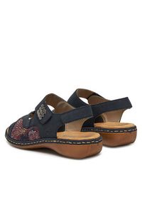 Rieker Sandały 65989-14 Granatowy. Kolor: niebieski. Materiał: syntetyk, materiał #4