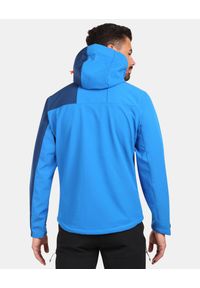 Męska kurtka softshell Kilpi ONTAVIO-M. Kolor: żółty, pomarańczowy, niebieski, wielokolorowy. Materiał: softshell. Sport: turystyka piesza #2
