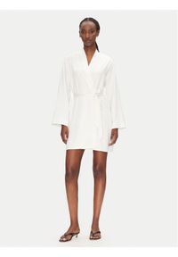 Hunkemöller Szlafrok Bridal 302071 Biały. Kolor: biały. Materiał: syntetyk