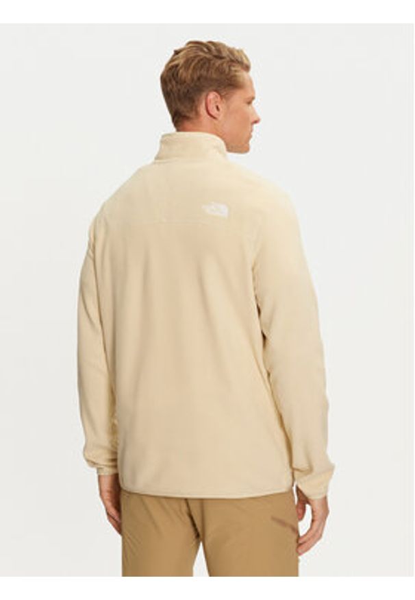 The North Face Polar Glacier NF0A855W Beżowy Regular Fit. Kolor: beżowy. Materiał: syntetyk