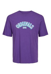 Jack & Jones - Jack&Jones T-Shirt Euphori 12232256 Fioletowy Standard Fit. Kolor: fioletowy. Materiał: bawełna #3