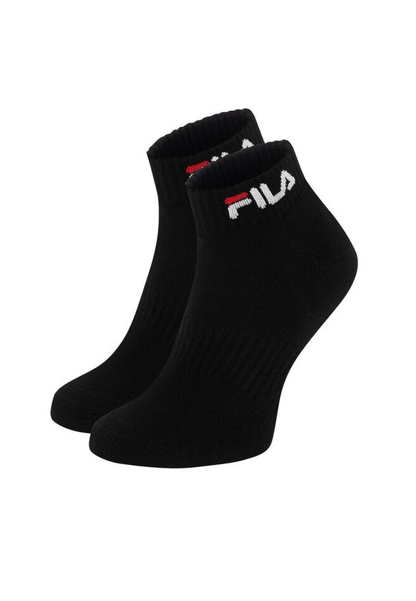 Zestaw 2 par niskich skarpet unisex Fila. Kolor: czarny