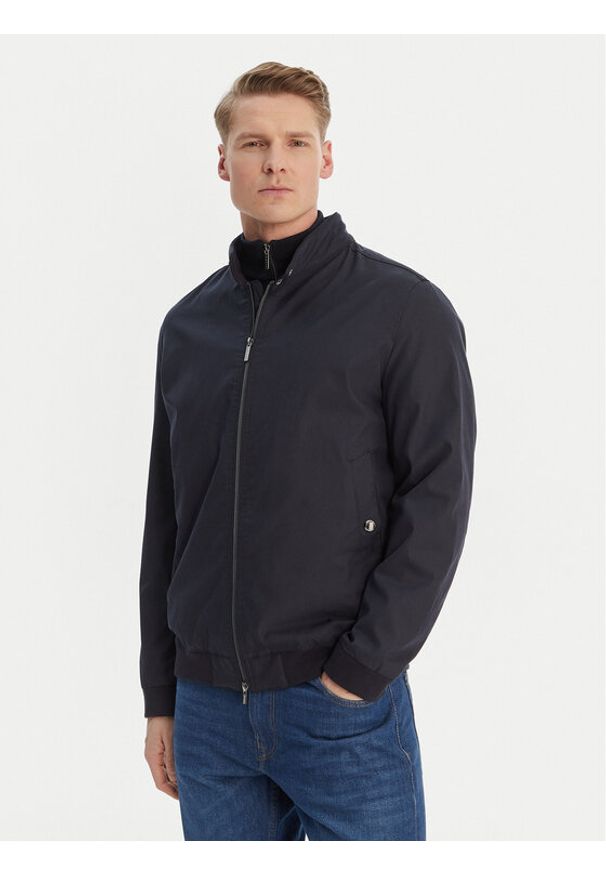 Bugatti Kurtka przejściowa 171100-11041 Granatowy Regular Fit. Kolor: niebieski. Materiał: syntetyk