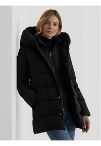 Lauren Ralph Lauren - LAUREN RALPH LAUREN Płaszcz zimowy 297962420002 Czarny Oversize. Kolor: czarny. Materiał: syntetyk. Sezon: zima