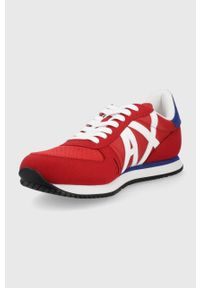 Armani Exchange sneakersy XUX017.XCC68.K664 kolor czerwony. Zapięcie: sznurówki. Kolor: czerwony. Materiał: guma #5