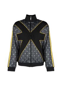 John Richmond Bluza | UMA24170FE | Mężczyzna | Czarny, Żółty, Szary. Okazja: na co dzień. Kolor: żółty, szary, wielokolorowy, czarny. Materiał: poliester, bawełna. Długość: długie. Styl: casual #2